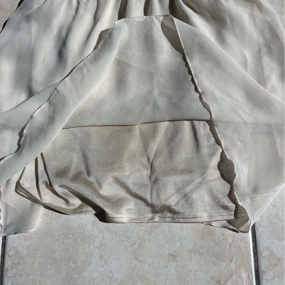 Vintage Cream Satin lace babydoll top - Picture 3 of 5